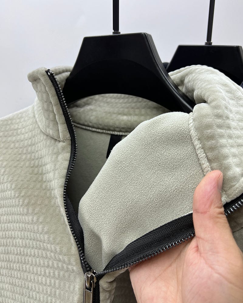 Half-Zip Alpaca Fleece Pullover
