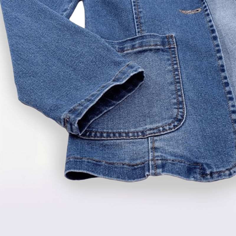 Elena Belccini Classic Denim Blazer