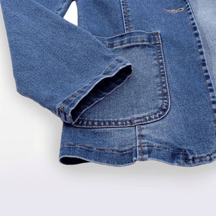Elena Belccini Classic Denim Blazer