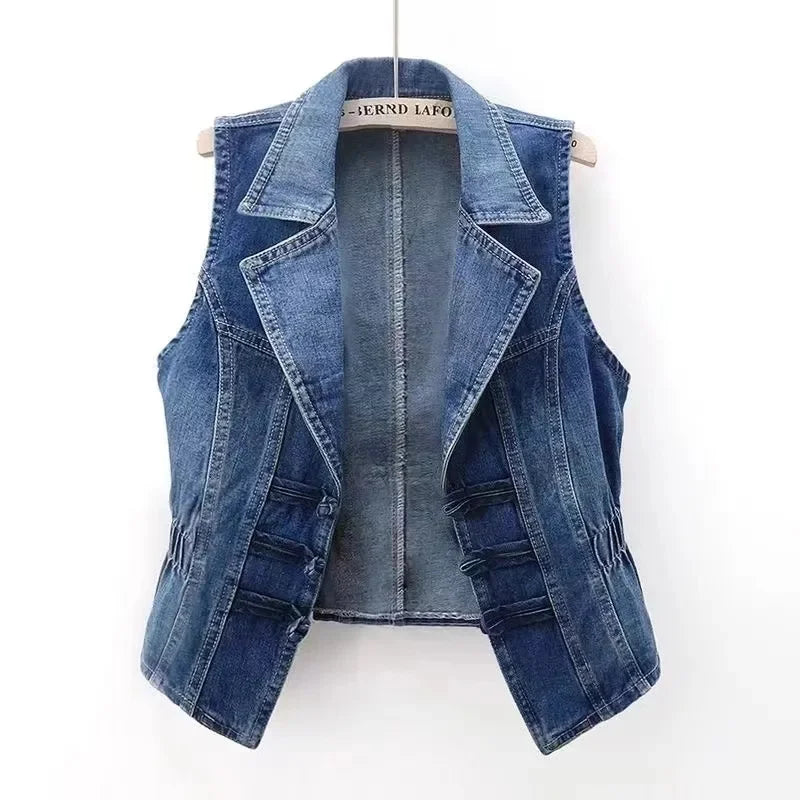 Fabiana Denim Waistcoat