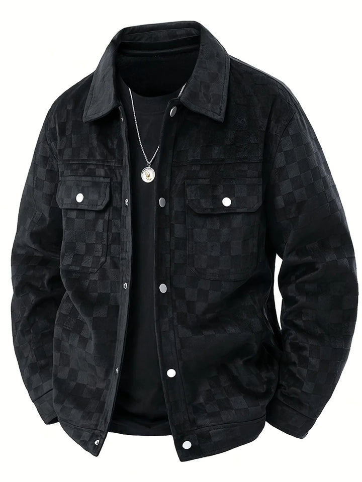 Alvaré Checkered Suede Jacket