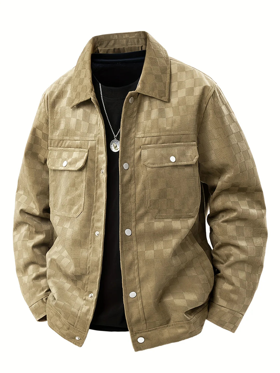 Alvaré Checkered Suede Jacket