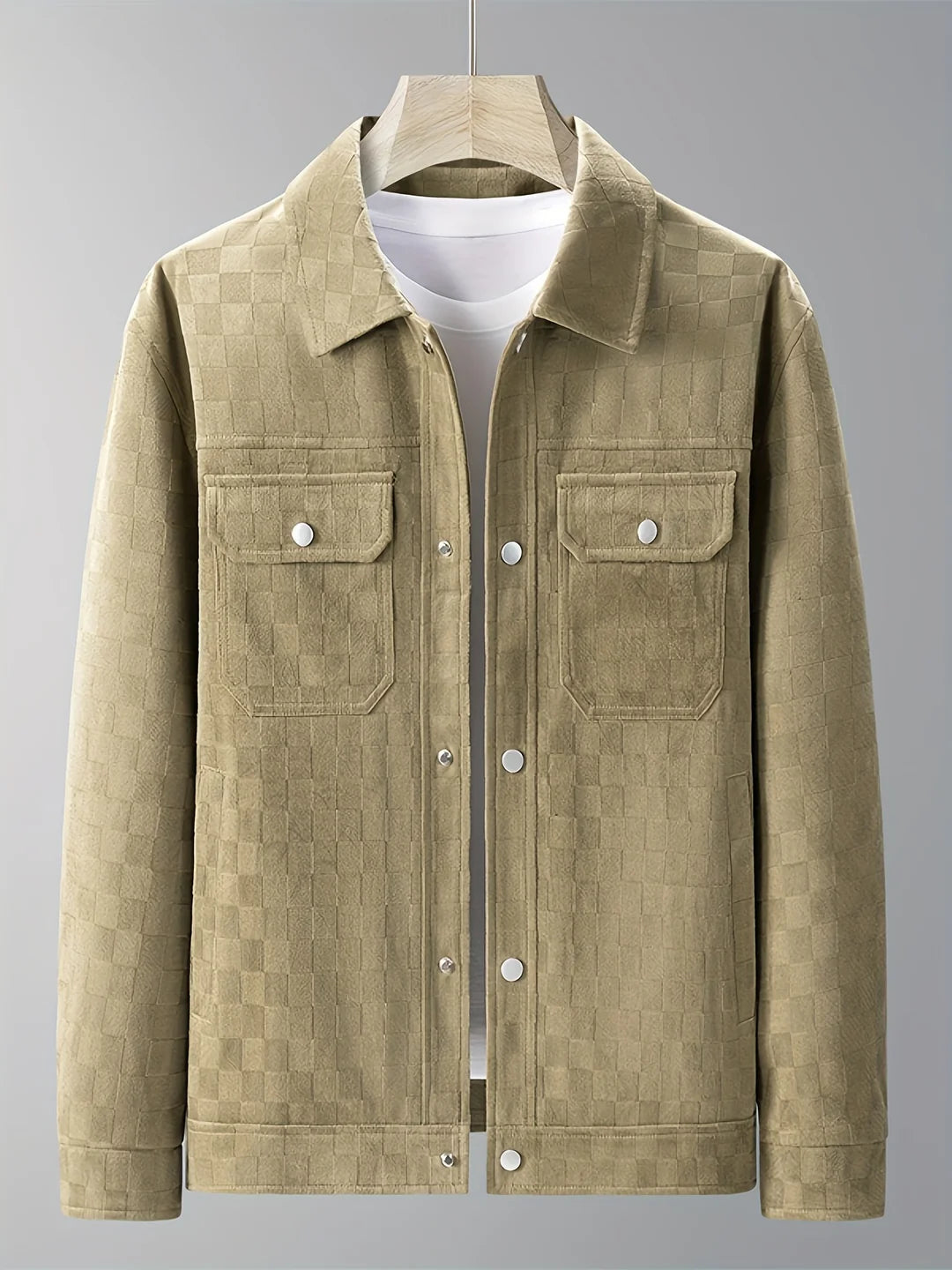 Alvaré Checkered Suede Jacket