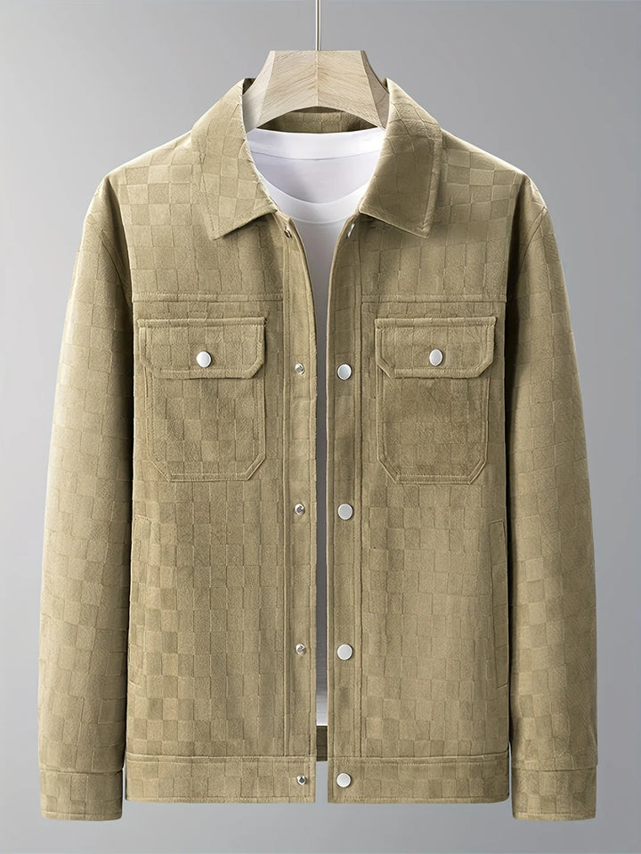 Alvaré Checkered Suede Jacket