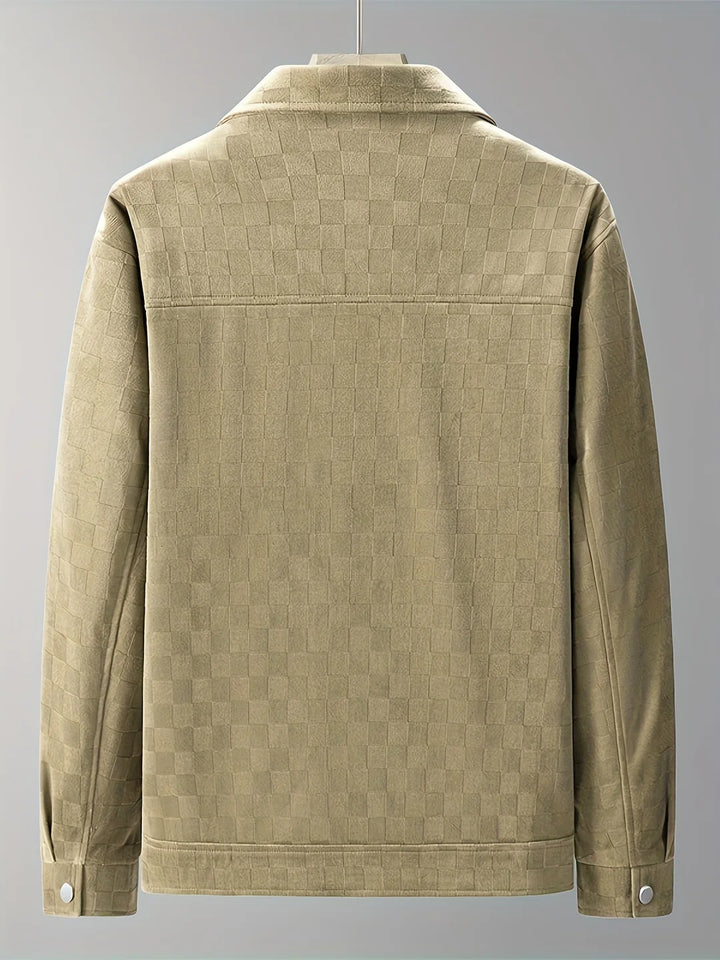 Alvaré Checkered Suede Jacket