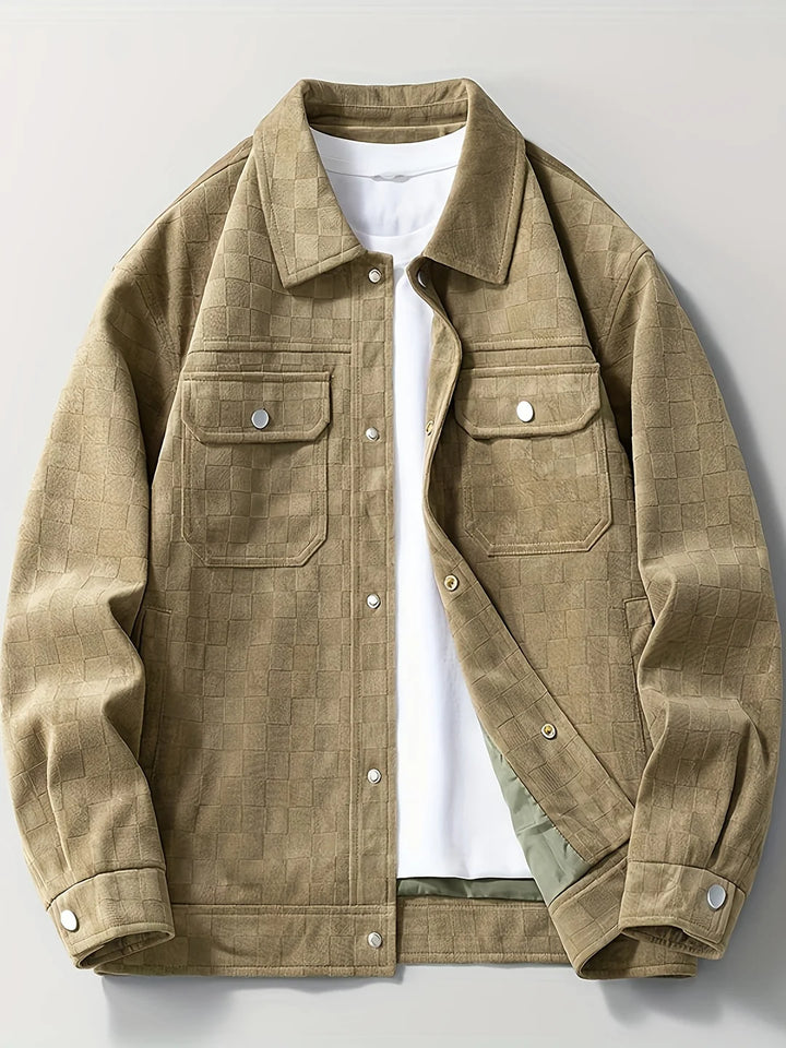 Alvaré Checkered Suede Jacket