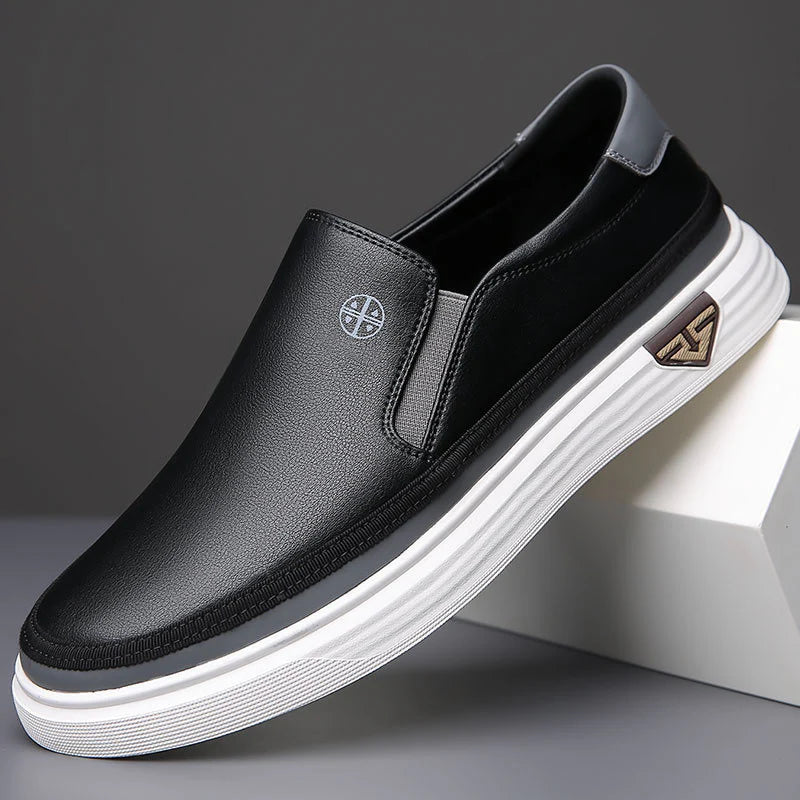 Mancini Leather Slip-Ons