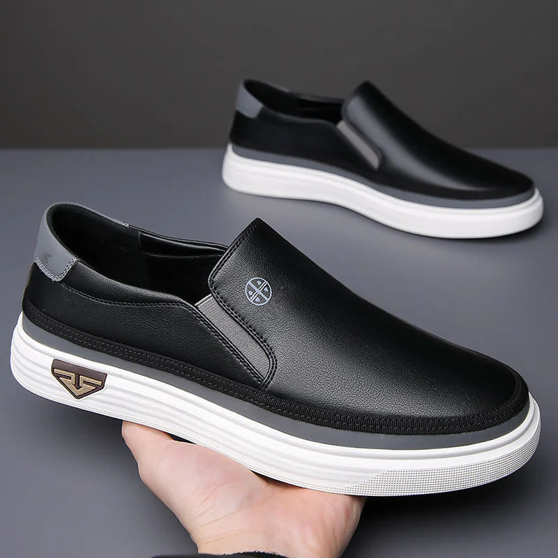 Mancini Leather Slip-Ons