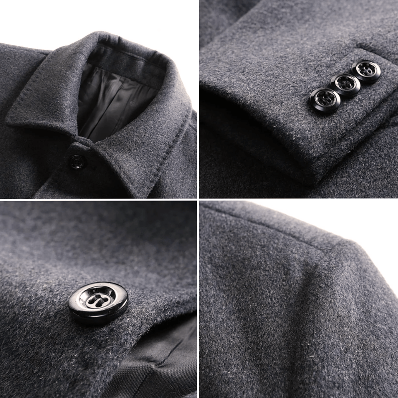Balentio Wool Overcoat
