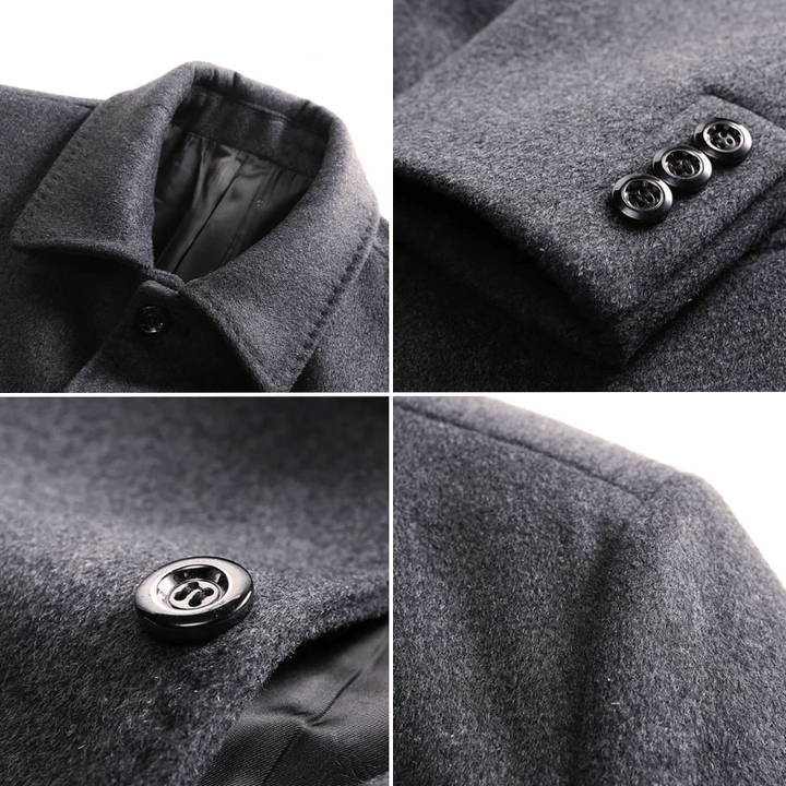 Balentio Wool Overcoat