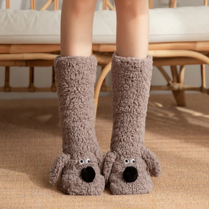 Furry Friends Slipper Socks