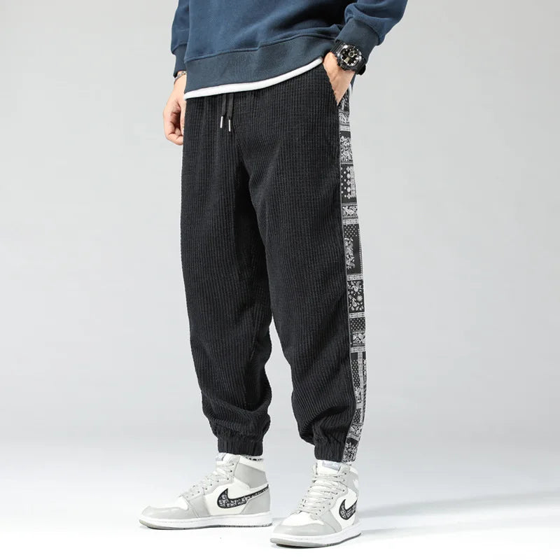 Bandana Corduroy Sweatpants