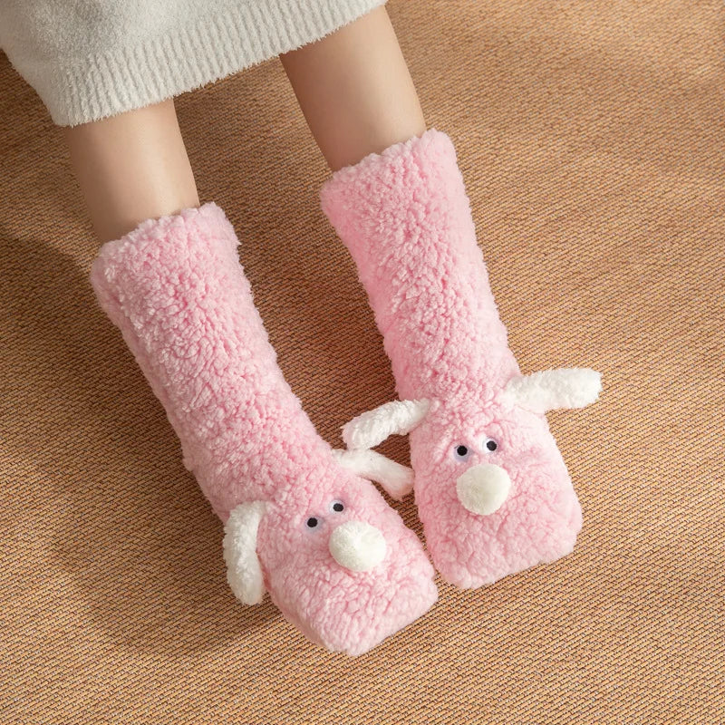 Furry Friends Slipper Socks