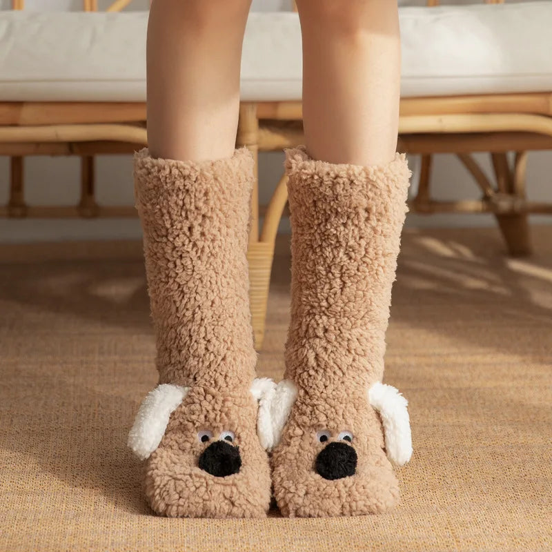 Furry Friends Slipper Socks