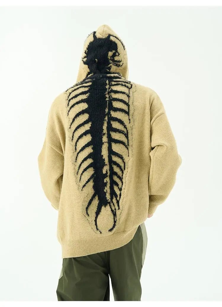 Knitted Millipede Hoodie