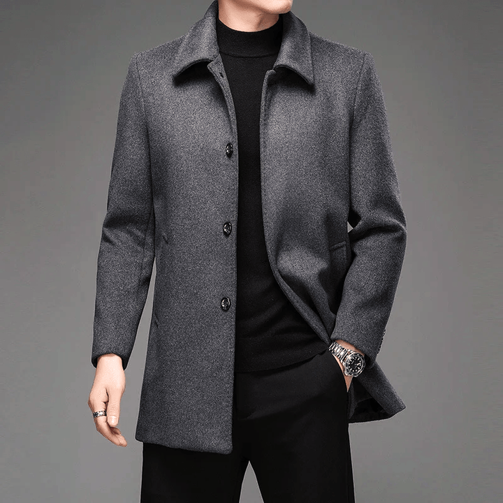 Balentio Wool Overcoat