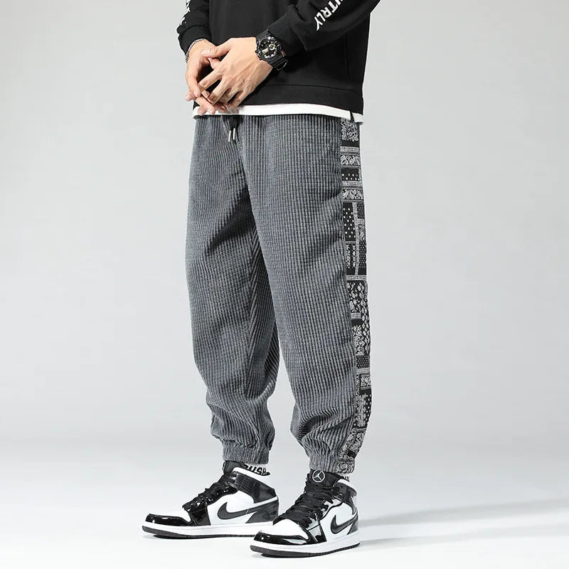 Bandana Corduroy Sweatpants