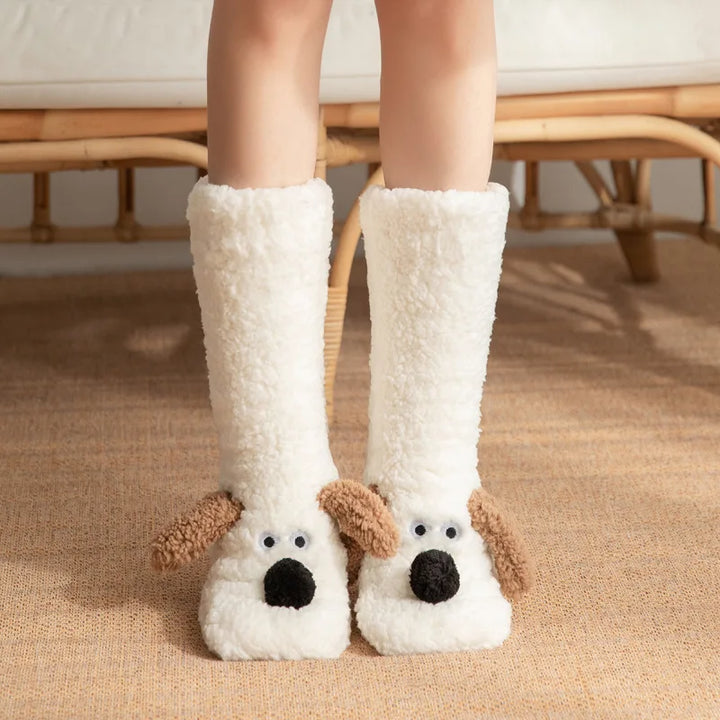 Furry Friends Slipper Socks
