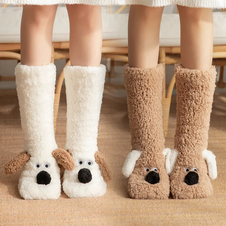 Furry Friends Slipper Socks