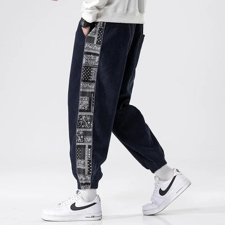 Bandana Corduroy Sweatpants