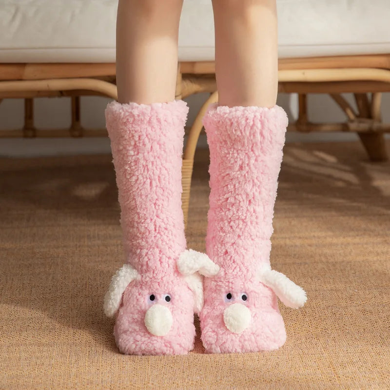 Furry Friends Slipper Socks