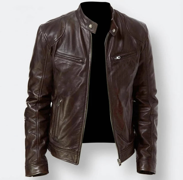 Vincenzo Leather Moto Jacket