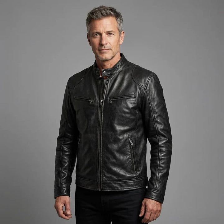 Vincenzo Leather Moto Jacket