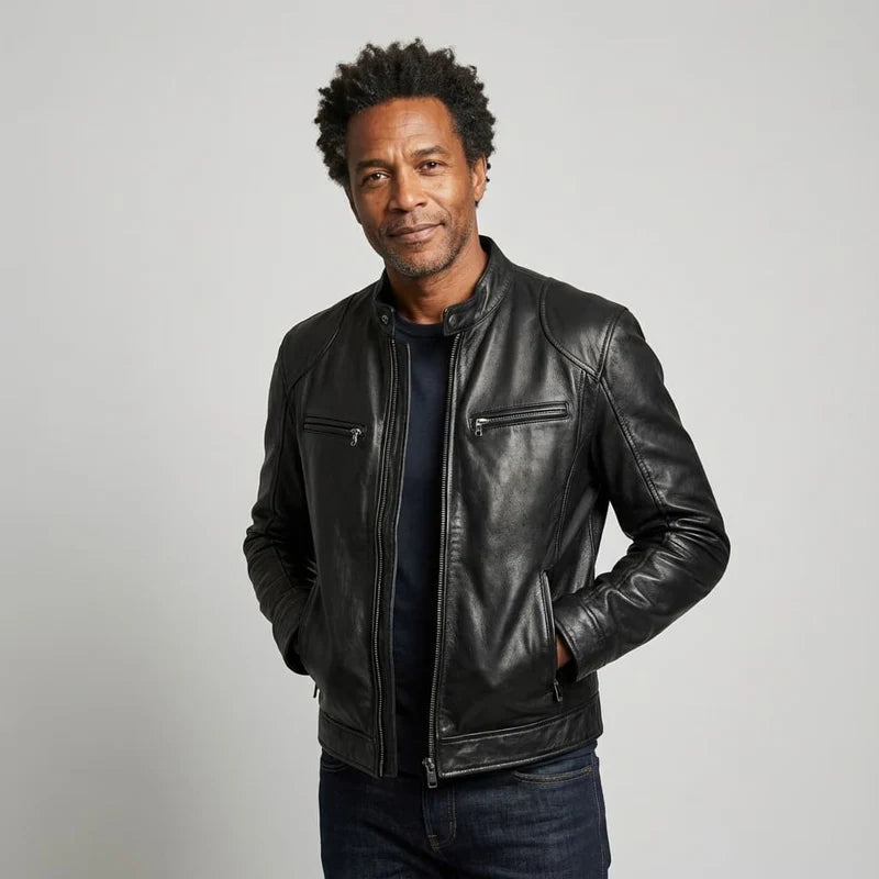 Vincenzo Leather Moto Jacket