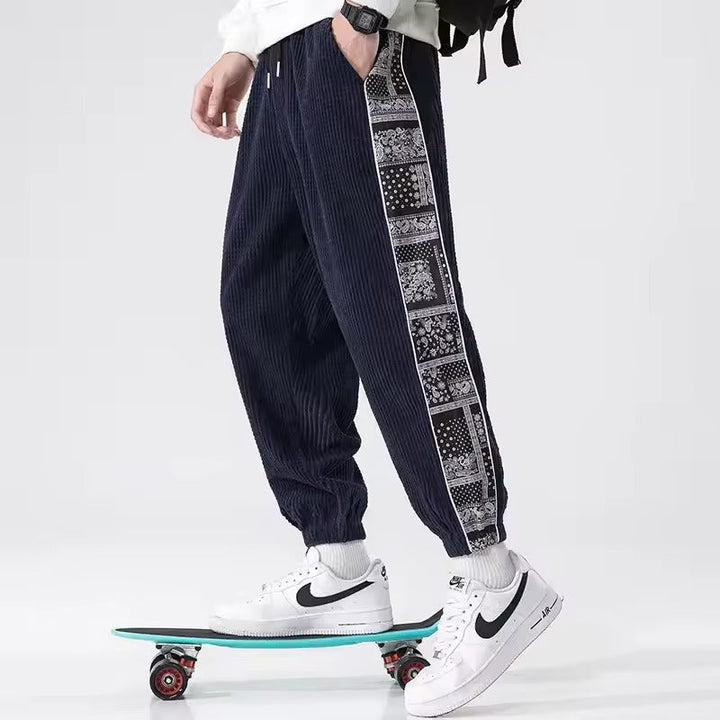 Bandana Corduroy Sweatpants