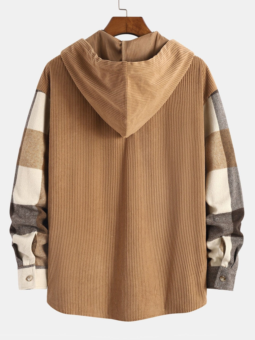 Corduroy Hooded Shirt