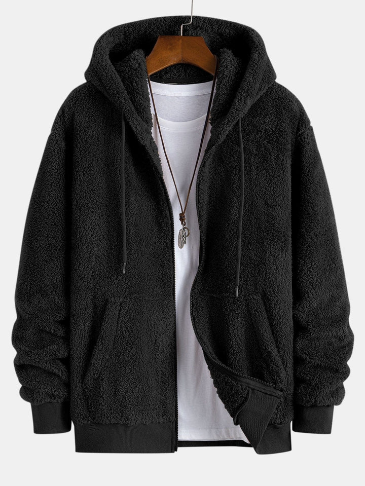 Teddy Zip Up Hooded Coat