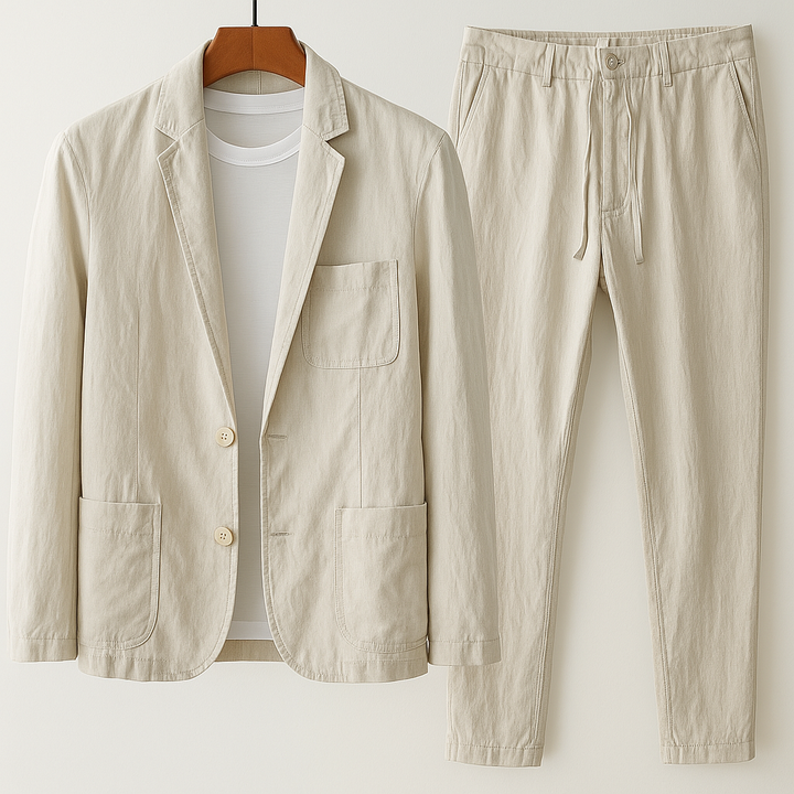 Weston Linen Tailored Set