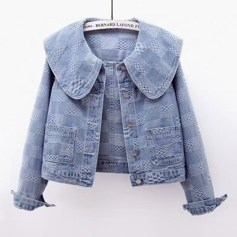 Vittoria Denim Crop Coat
