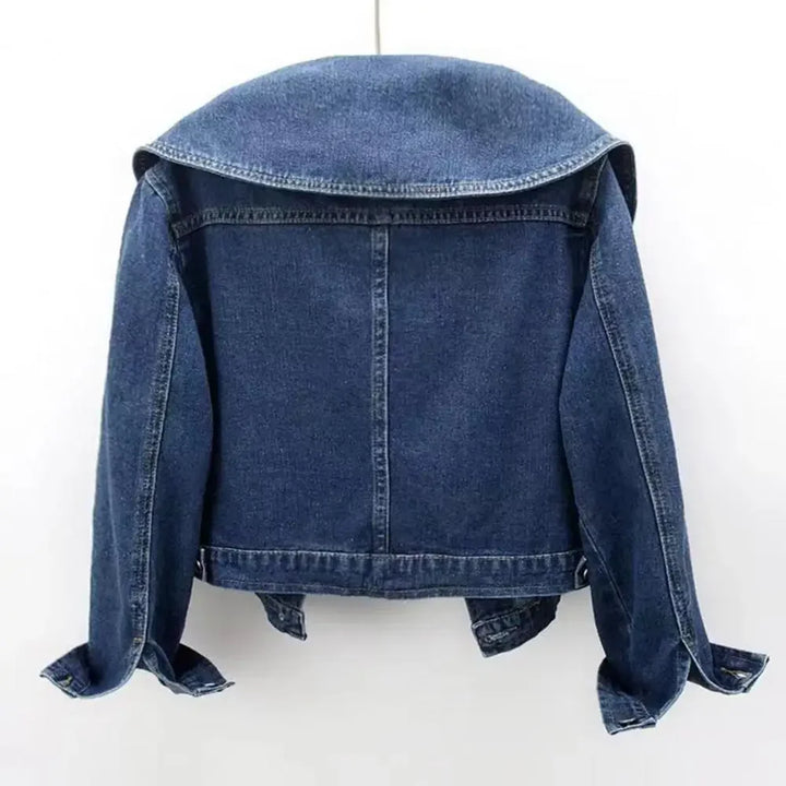Vittoria Denim Crop Coat