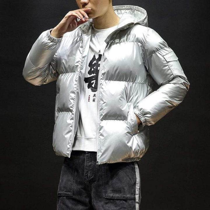 Glossy Puffer Jacket
