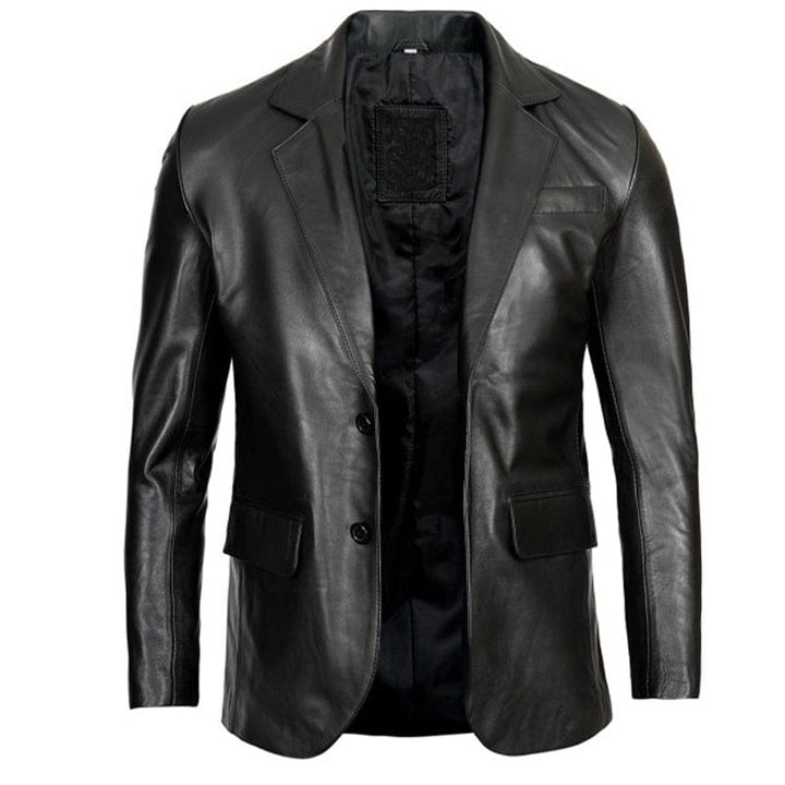 Mazzer Leather Blazer
