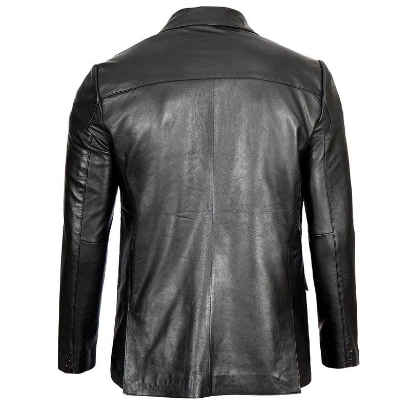 Mazzer Leather Blazer