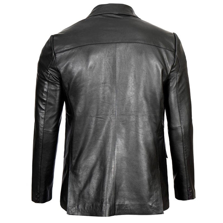 Mazzer Leather Blazer