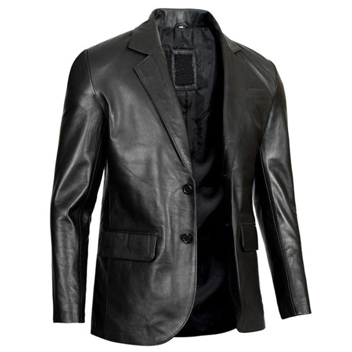 Mazzer Leather Blazer