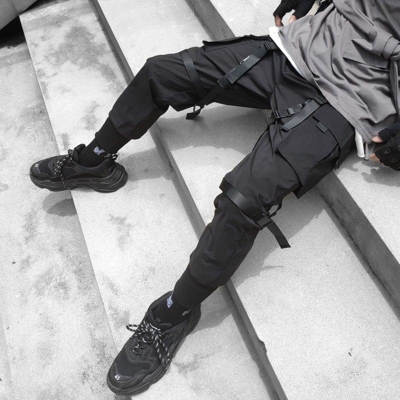 Obsidian Strap Cargo Pants