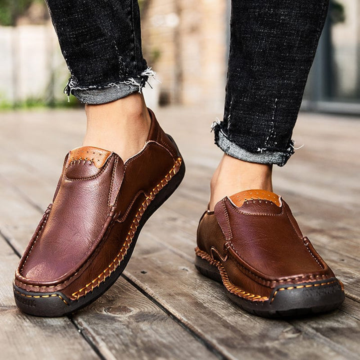 Avery Leather Moccasins
