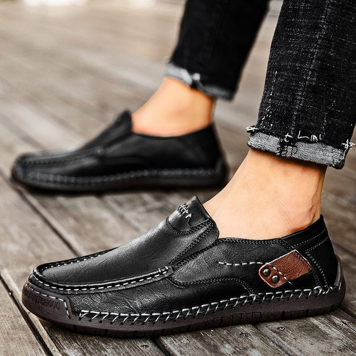 Avery Leather Moccasins