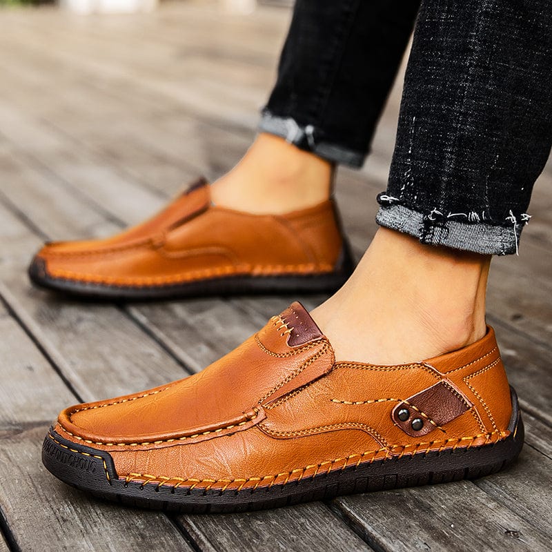 Avery Leather Moccasins