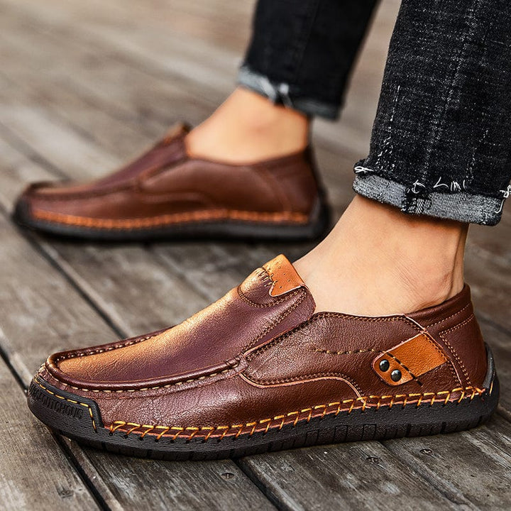 Avery Leather Moccasins