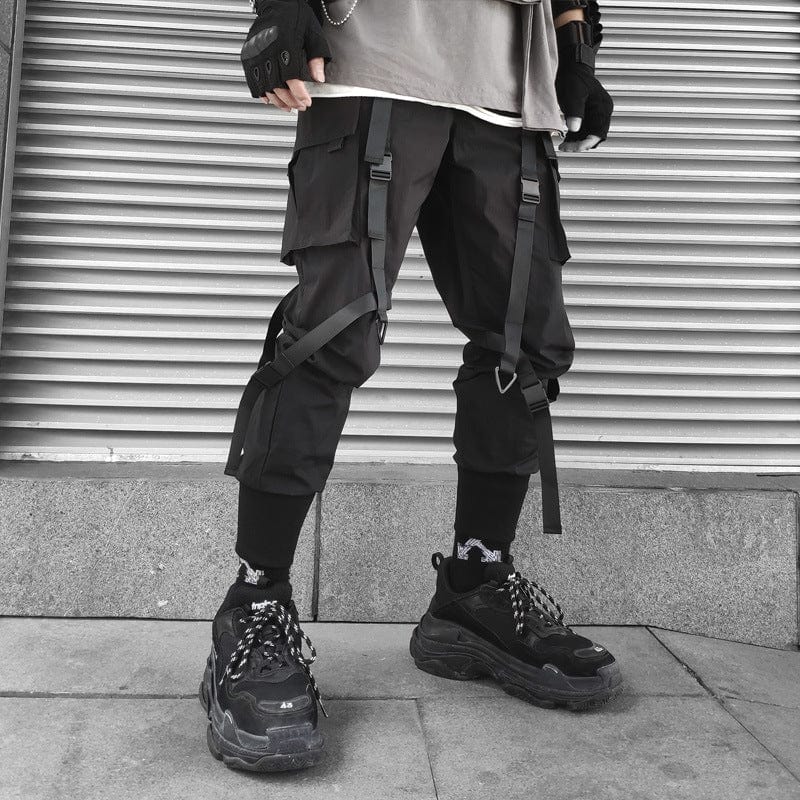 Obsidian Strap Cargo Pants