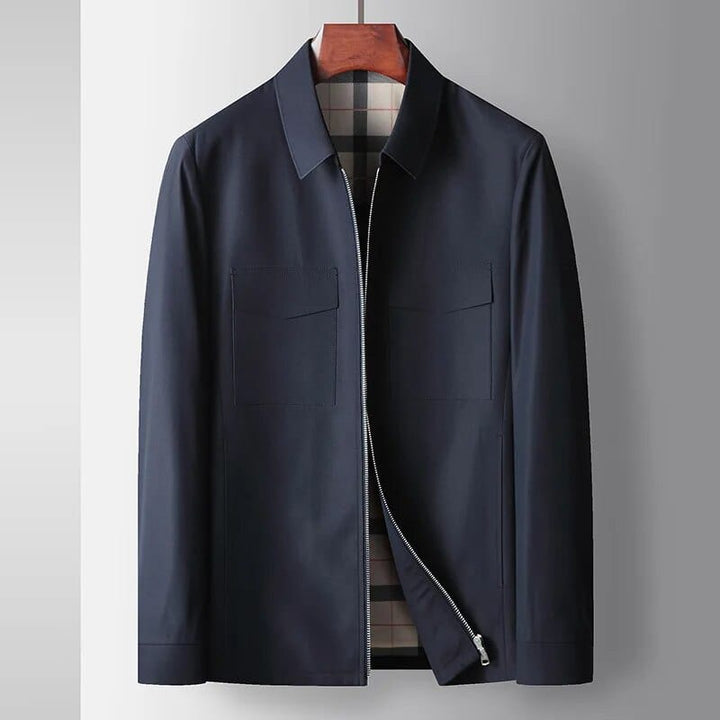 Edemo Plaid Overcoat