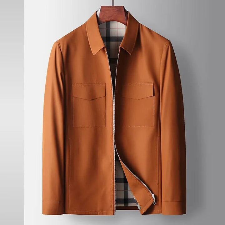 Edemo Plaid Overcoat