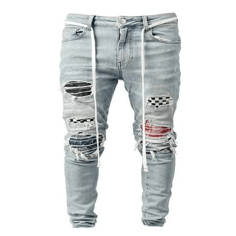 Biker Patch Jeans