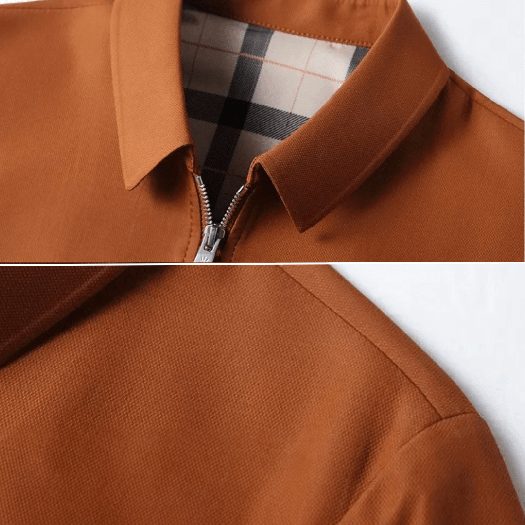 Edemo Plaid Overcoat