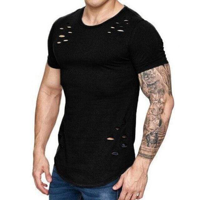 Hole Design T-Shirt